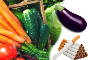 Neglected vegetables, upward tobacco exports