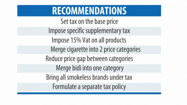 Impose higher tax on tobacco products